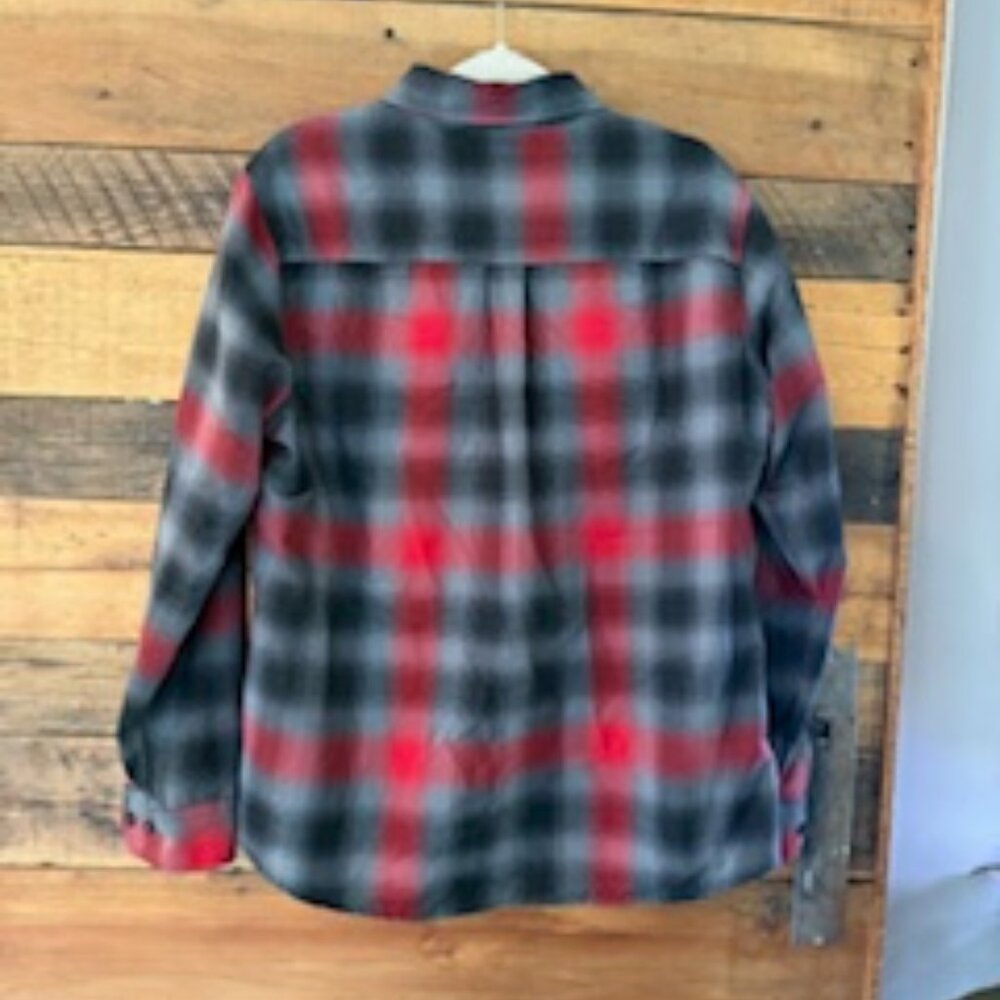 Dixxon Flannel Company Red & Gray Plaid Shirt Men’s 2XL Limited Edition - Picture 3 of 3
